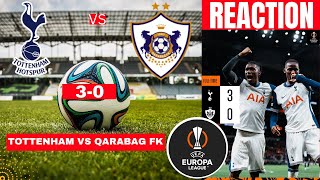 Tottenham vs Qarabag FK 30 Live Stream Europa League UEL Football Match Score Highlights Spurs FC [upl. by Eslud]