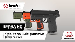 Byrna HD Pistolet na kule gumowe i pieprzowe 3D [upl. by Erlandson]