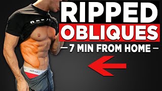 7min VCut Abs Workout For Legendary Obliques [upl. by Greer847]