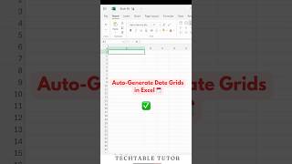 Generate Date Grids in Excel with SEQUENCE Function 🗓️  Quick amp Easy excel exceltutorial [upl. by Sumner356]