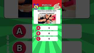 Corpo Humano Mitos e Verdades em 4 Perguntas quiz corpohumanocuriosidades Medicina [upl. by Avenej919]