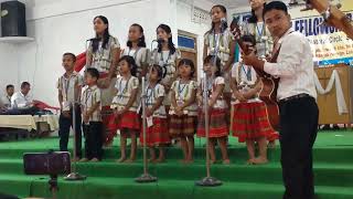 Maharam sardar Baptist ChurchGroup song competition 11th chilldren fellowship CNBPC [upl. by Thera]