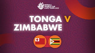 Highlights  Prelims Stage One Tonga v Zimbabwe [upl. by Andrus]