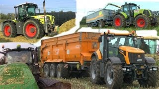 Hirse  Mais häckseln mit BigX 700 amp 600  JCB 8250  Bandit 980 Xerion Fendt 926824820 [upl. by Teragramyram]