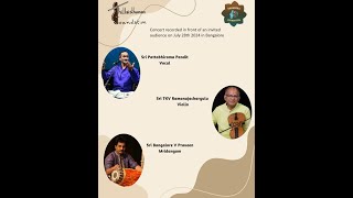 Carnatic Concert by Vidwan Pattabhirama Pandit amp Party  Sahasraa and Thillaisthanam Foundation [upl. by Aeslehc2]