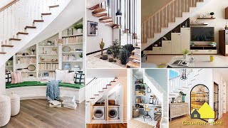 9 Smart Solutions For The Space Under Stairs  Under Stairs Storage Ideas [upl. by Motch]