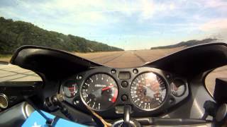 200mph Suzuki Hayabusa  Terminal Speed Run [upl. by Erdnoid]