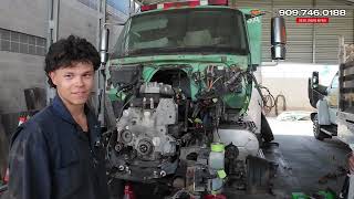 Repowering Diesel Engine Truck  Direct Truck amp Diesel Repair [upl. by Perrin]