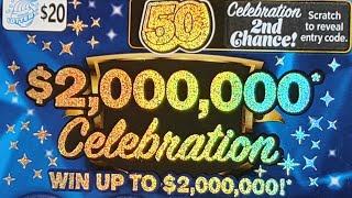 2000000 CELEBRATION ILLINOIS LOTTERY TICKETS [upl. by Amand]