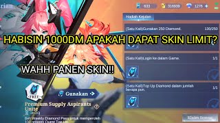 TEST DROP RATE ASPIRANT UNITE TIKET FASE 1  MOBILE LEGEND [upl. by Wilmette]