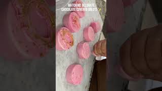 Learn How to Decorate Chocolate Covered Oreos With Me [upl. by Eddi420]