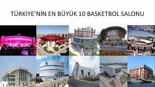 TÜRKİYE’NİN EN BÜYÜK 10 BASKETBOL SALONU [upl. by Eecats]