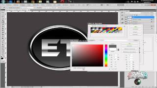 Crear Logo Metalico Profesional en 3D y Wallpaper Elegante lll Tutorial Photoshop [upl. by Herstein]