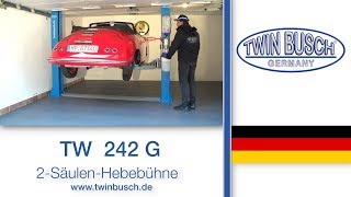 TW 242 G  Die Garagenhebebühne von TWIN BUSCH® [upl. by Liva376]