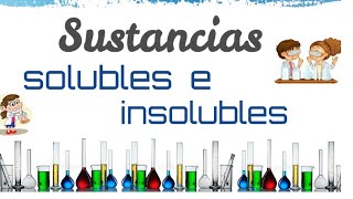 Sustancias solubles e insolubles  Educación Primaria [upl. by Wardle]