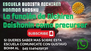 La función de Nichiren Daishonin como precursor [upl. by Lenad]