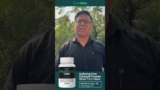 Ayurvedic Solution for Enlarged Prostate  3Months usage review  Cureayu Prostate Care Capsules [upl. by Kathryn]