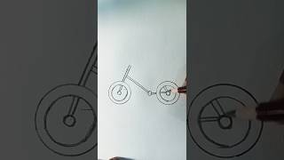 🤔Aaj tak ki sabse 😱Khatarnak cycle 🚲drawing shorts reels viralvideo shortfeed youtubeshort 🚲✍️ [upl. by Aluap]