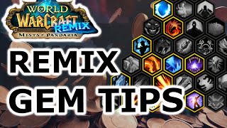 WoW remix gems  tips and tricks [upl. by Salchunas]