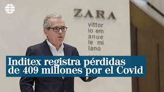 Inditex registra unas pérdidas históricas de 409 millones por la Covid [upl. by Aneloc439]