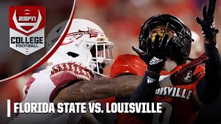 Florida State Seminoles at Louisville Cardinals  Full Game Highlights [upl. by Woodrow552]