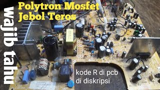 cara memperbaiki Tv Polytron fet jebol terus dan cara amanya [upl. by Yeroc756]