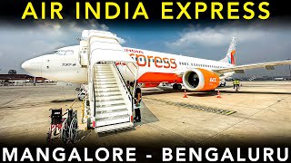 TRIP REPORT  Air India Express  BRAND NEW Boeing B737MAX8  Mangalore to Bengaluru [upl. by Siahc]