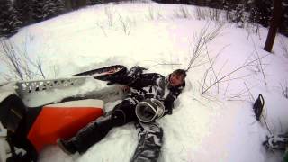 EXTREME EPIC SNOWMOBILE CRASH NEAR DEATH FAIL [upl. by Nageem411]