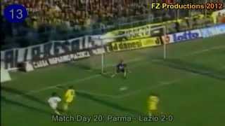 Faustino Asprilla  26 goals in Serie A Parma 19921999 [upl. by Noryv689]