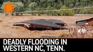 Deadly Catastrophic Flooding in NC amp TN [upl. by Sisxela861]