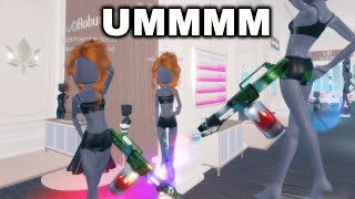 Dress to Impress ADDED GUNS [upl. by Llekcor]