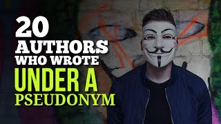 Authors Who Wrote Under a Pseudonym  Know Who They Are and Why They Did It [upl. by Ahsita610]