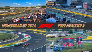 F1 Hungarian GP 2024  FREE PRACTICE 2 Final Corner [upl. by Haras]