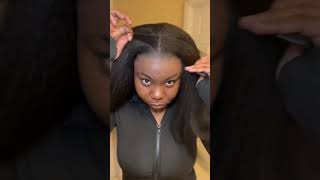 Details lace front wig install and style tutorial，try your wig following the video tutorial fyp [upl. by Chassin]