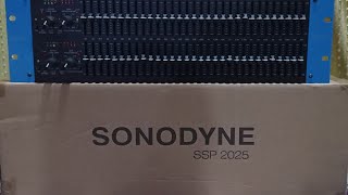 SONODYNE DUAL CHANNEL 31 BAND EQUALIZER WITH THRESHOLD CONTROLER SSP 2025UNBOXING AND REVIEW [upl. by Sonia112]