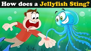 How does a Jellyfish Sting  more videos  aumsum kids science education whatif [upl. by Aserret290]