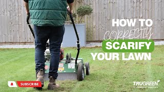 How To Correctly Scarify Your Lawn  Lawn Tips [upl. by Irrabaj]