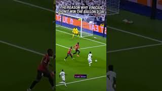 Real reason why vini didnt win ballon dor 😂vinicius football viralshorts messi ronaldo ⁰ [upl. by Nelo590]