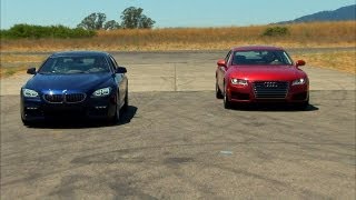 Car Tech  Audi A7 vs BMW 640i Gran Coupe [upl. by Riggall500]