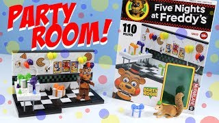 Five Nights at Freddys 2 Party Room McFarlane Toy Review [upl. by Eenwat]