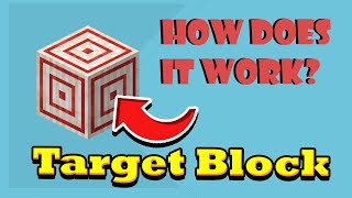 How Does a Target Block Work Minecraft Tutorial and Explanation [upl. by Stevy]