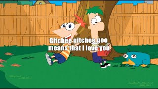 Phineas and Ferb  Gitchi Gitchi Goo  Lyrics [upl. by Amabel]