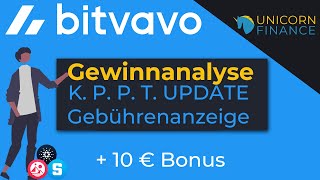 Bitvavo Portfolio Tracker UPDATE  Gebührenanzeige  Es funktioniert wieder  Deutsch [upl. by Bette-Ann]