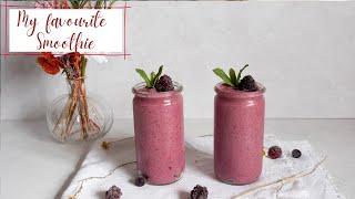 Making my favourite Berry Smoothie recipe for you guys [upl. by Yrtnej461]