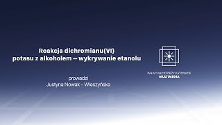 Chemia cz9  Reakcja dichromianuVI potasu z alkoholem – wykrywanie etanolu [upl. by Sikes795]