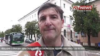 «BULLISMO E OMOFOBIA SONO CAUSA DI SUICIDI E DEPRESSIONI BISOGNA PARLARNE»  26102024 [upl. by Kalk]