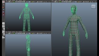 Maya Character modeling tutorial part 1  The Body [upl. by Carmelita732]