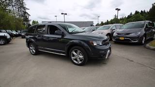 2017 Dodge Journey Crossroad  Bruiser Gray  HT643563  Redmond  Seattle [upl. by Edin]