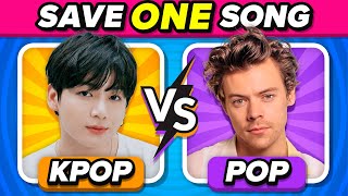 KPOP vs POP ❤️‍🔥  Save One Drop One Song 🎵 Extreme Edition [upl. by Hallie518]