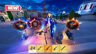 Fortnite Eliminating All Mythic Bosses amp Getting All 3 Mythic Weapons in One Game [upl. by Thurmann503]